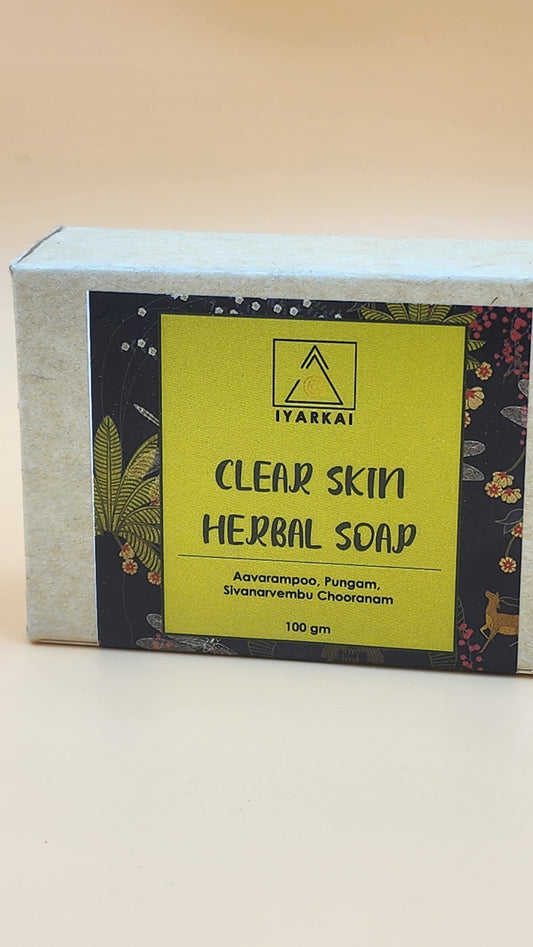 Clear skin Herbal soap ( For skin allergies)100gm